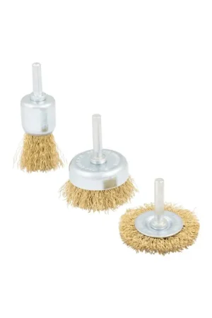 Topgear Staalborstelset t.b.v. Boormachine 3-delig Laatste Kans